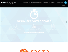 Tablet Screenshot of metalogique.com